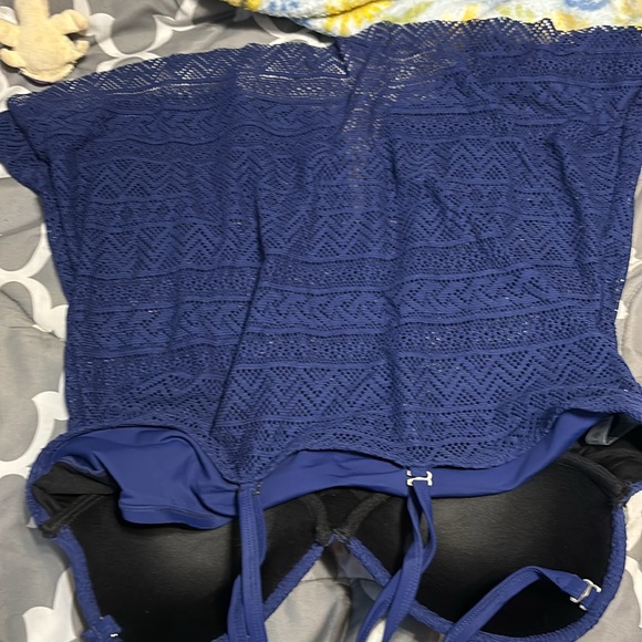 Tankini top navy blue - Picture 2 of 2